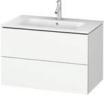 Duravit Waschtischunterschrank L-Cube 82x48,1cm, we. ma, 2 Schub., wandh&auml;ngend