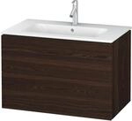 Duravit Waschtischunterschrank L-Cube 82x48,1cm, Nussb geb., 2 Schub., wandh&auml;ngend