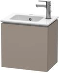 Duravit Waschtischunterschrank L-Cube 42x29,4x40cm, wandh&auml;ngend, T&uuml;r re, basalt