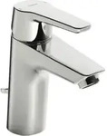 Hansa Waschtisch-Einhebelmischer HANSAPOLO XL m Ablaufgarnitur, Ausladung 110mm,