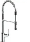 hansgrohe SPT 210 Axor Montreux SemiPr Schwenkbereich 360Grad, Edelstahl-Optik
