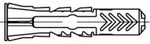 fischer ART 88690 D&uuml;bel Nylon DUOPOWER 14 x 70 S