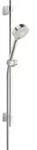 Hansa Brausestangen-Set HANSABASICJET 764mm, Handbrause 3-strg., chrom, d= 18mm