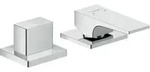 hansgrohe Fertigmontageset Metropol 2-L-Wannenrand-EHM, m Hebel, chr