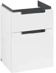 V&B Waschtischunterschrank Subway 2.0 44x59x35,2cm, Griff chrom, wei&szlig; matt