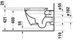 Duravit WC-Sitz Darling New Absenkautomatik abnehmbar wei&szlig; Scharnier ES