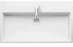 Duravit M&ouml;belwaschtisch Vero Air 80x47, we, o HL, m &Uuml;L, mit Hahnlochbank
