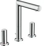 hansgrohe 3-Loch-Waschtischarmatur 200 Axor Uno A 183mm, m Z-Griff, ZugstAblGar, b