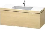 Duravit Waschtischunterschrank c-bonded L-Cube 120x48cm, 1 HL, med. Ei, 1 Ausz.,