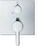 Duravit Fertigmontageset C.1 UP-Wannen-Einhebelmischer, eck., m Umstellvent., chr