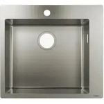 hansgrohe Einbausp&uuml;le 450 S711-F450 530x480mm, 1 Hauptbe., HL geb., ES