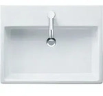 Duravit M&ouml;belwaschtisch Vero Air 60x47cm, we, m HL, &Uuml;L, Hahnlochbank
