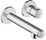 hansgrohe Fertigset Axor Uno Select UP-Waschtisch-Einhebelmischer, m Ausl. 158mm,