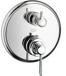 hansgrohe Fertigmontageset Axor Montreux UP-THM, m Absperrventil, Hebel, brush. ni.