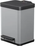 Hailo &Ouml;ko uno Plus M, Tret-M&uuml;lleimer, 17 ltr, Silber