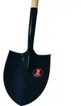 Idealspaten Spatenschaufel Ideal klein schwarz Esche-Langstiel
