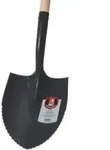 Idealspaten Spatenschaufel Ideal klein schwarz + Wellenschliff Esche