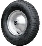 Luftrad 400/100 mit Kugel mit 17mm Schraubachse