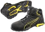 Sicherheitsstiefel Amsterdam Mid Gr. 39 schwarz/gelb Leder S3 SRC EN20345 ; ISM