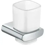 Keuco Glashalter Elegance mit Echtkristallglas mattiert, verchromt