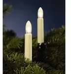 Hellum Riffelkerzenkette 20 tlg. LED warm-wei&szlig; 812046