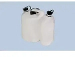 H&uuml;nersdorff Doppelkanister ECO 5,5+3 L, HD-PE natur, mit UN-Zulassung, Zubeh&ouml;r