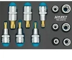 HAZET Werkzeug-Satz, TX 163-245/12 Vierkant hohl 12,5 mm (1/2 Zoll) Au&szlig;en TX Profil,