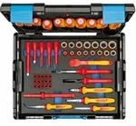 Gedore VDE-Werkzeugkoffer HYBRID, Set 53-tlg, gef&uuml;llt, Werkzeug f&uuml;r Elektriker,