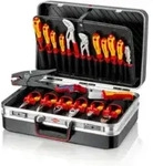 KNIPEX 00 21 20 Werkzeugkoffer "Vision24" Elektro 20-teilig 180 mm