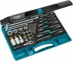 HAZET Werkzeug-Satz TX 1557/58 Vierkant hohl 6,3 mm (1/4 Zoll), Vierkant hohl 10 mm