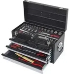 KS Tools 1/4"+1/2" CHROMEplus Universal-Werkzeug-Satz, 99-teilig Zollma&szlig;e