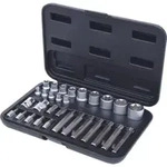KS Tools TX-Steckschl&uuml;ssel- und Bit-Satz, 30-teilig Bits mit Bohrung
