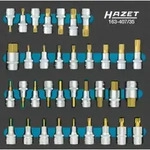 HAZET Schraubendreher-Steckschl&uuml;sseleinsatz-Satz 163-407/35 Vierkant hohl 12,5 mm
