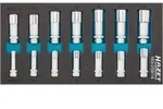 HAZET Steckschl&uuml;ssel-Einsatz-Satz 163-259/14 Vierkant hohl 10 mm (3/8 Zoll)
