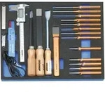 Gedore 2005 CT2-119 Werkzeugsortiment in Check-Tool-Modul, 21-teilig