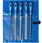 PFERD TOOLS Werkstattfeilen-Set WR 5-tlg. in Rolltasche 250mm Hieb 3 f&uuml;r