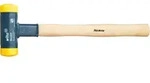 Wiha Schonhammer r&uuml;ckschlagfrei mit Hickory-Holzstiel, Rund-Schlagkopf 25 mm