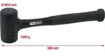 KS Tools R&uuml;ckschlagfreier Schonhammer, 1720g