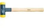 Wiha Schonhammer r&uuml;ckschlagfrei mit Hickory-Holzstiel, Rund-Schlagkopf 60 mm