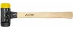 Wiha Schonhammer Safety mittelweich/mittelhart mit Hickory-Holzstiel, Rund-Schlagkopf