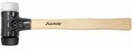 Wiha Schonhammer Safety mittelweich/sehr hart mit Hickory-Holzstiel, Rund-Schlagkopf