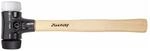 Wiha Schonhammer Safety mittelweich/sehr hart mit Hickory-Holzstiel, Rund-Schlagkopf