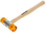 Gedore Plastikhammer, &Oslash; 35 mm, Auswechselbare K&ouml;pfe aus Cellulose-Acetat, Robuster