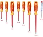 KS Tools ERGOTORQUE VDE Schraubendreher-Satz, PH+Schlitz, 8-teilig