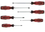 KS Tools ERGOTORQUEmax Schlagkappen-Schraubendreher-Satz, 6-teilig Schlitz, PZ