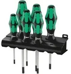 Wera 367/6 TX Schraubendrehersatz Kraftform Plus TX + Rack, 6-teilig