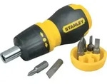 Stanley Bitschraubendreher 10 Bits + Ratsche