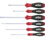 Wiha Schraubendreher Set SoftFinish&reg; Schlitz, Pozidriv 6-tlg.
