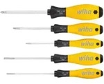 Wiha Schraubendreher Set SoftFinish&reg; ESD Schlitz, Phillips 5-tlg.