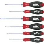 Wiha Schraubendreher Set SoftFinish&reg; Schlitz, Phillips 6-tlg. mit Sechskantansatz